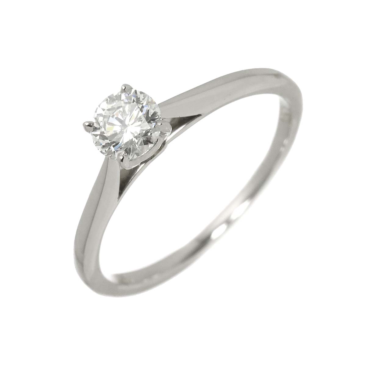 Solitaire Diamond 0.35ct G/VVS1 Ring Pt Size50 4.75-5(US)