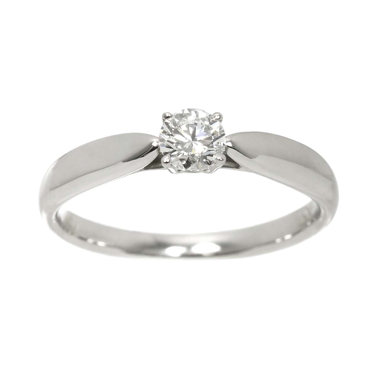 Harmony Diamond 0.23ct F/VS1/3EX Ring Pt Size4.5-4.75(US)