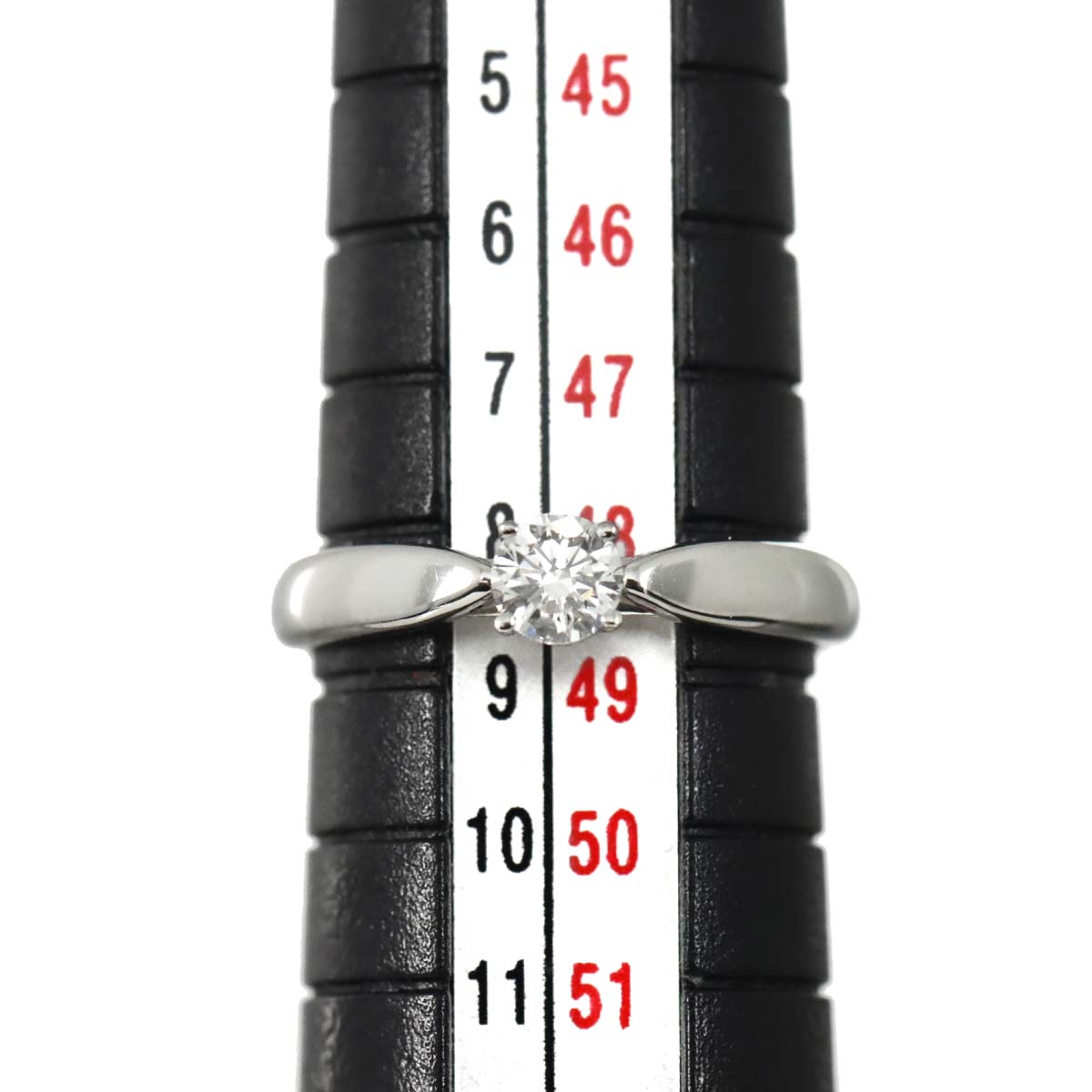 Harmony Diamond 0.23ct F/VS1/3EX Ring Pt Size4.5-4.75(US)