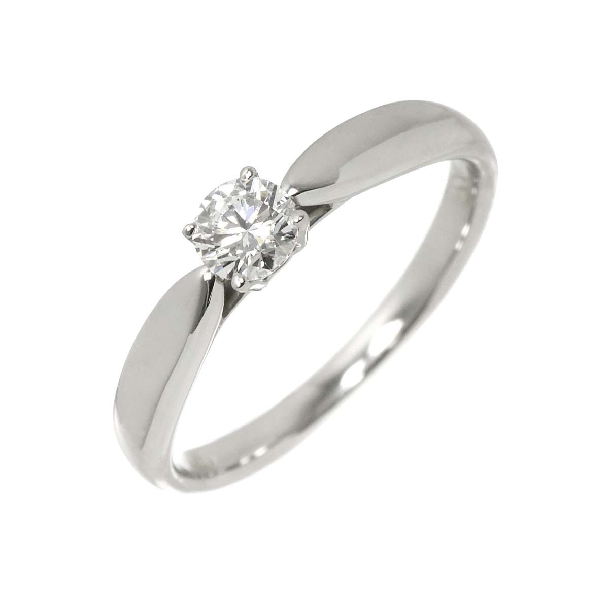 Harmony Diamond 0.23ct F/VS1/3EX Ring Pt Size4.5-4.75(US)
