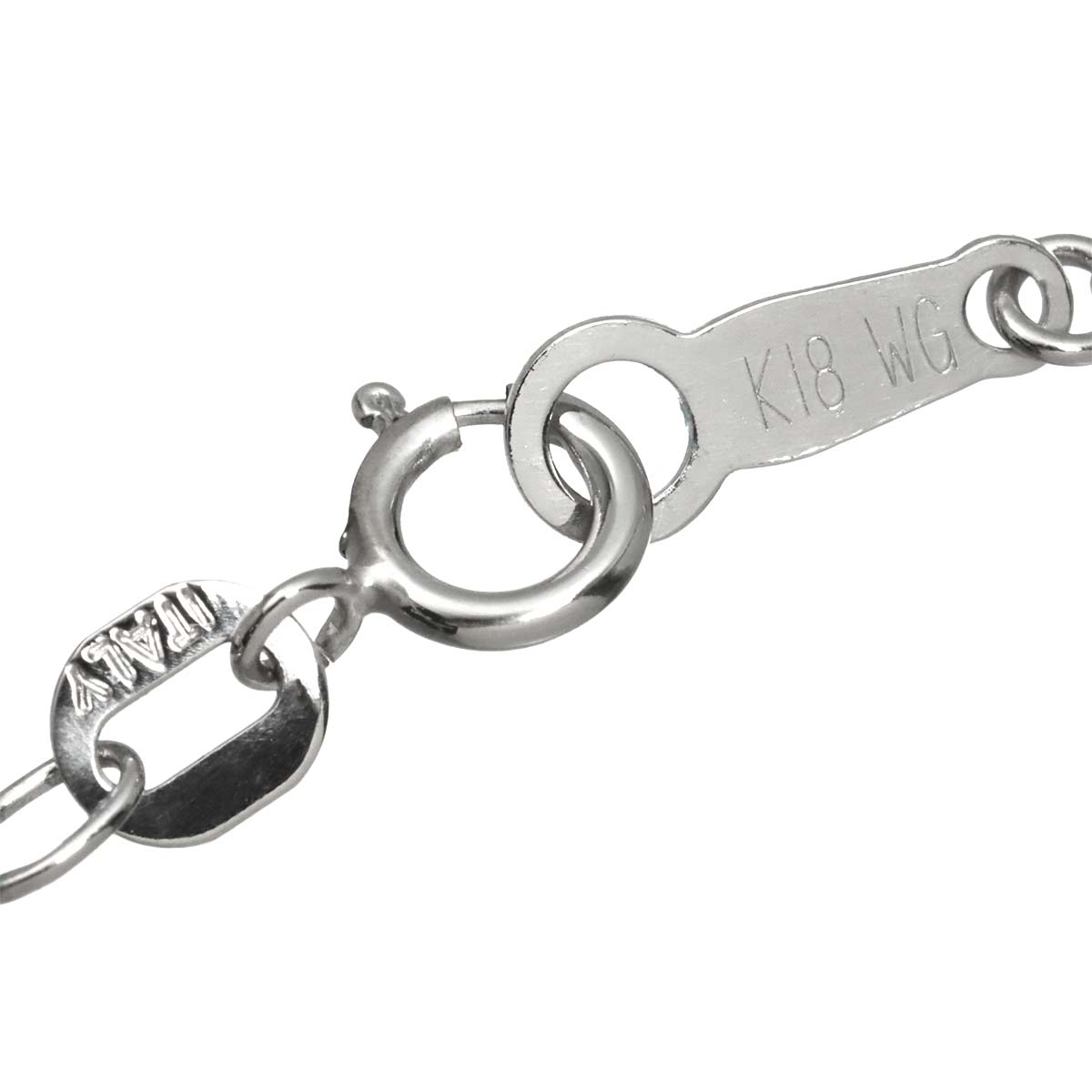 Diamond 0.45ct Necklace 18K WG YG White Yellow Gold 750