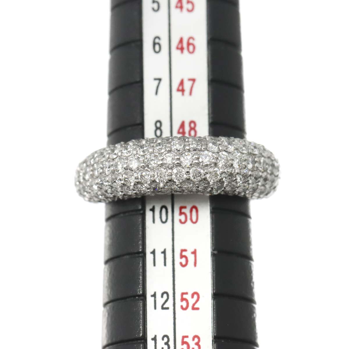 Diamond 1.70ct Ring 18K WG 750 Size4.75-5(US)
