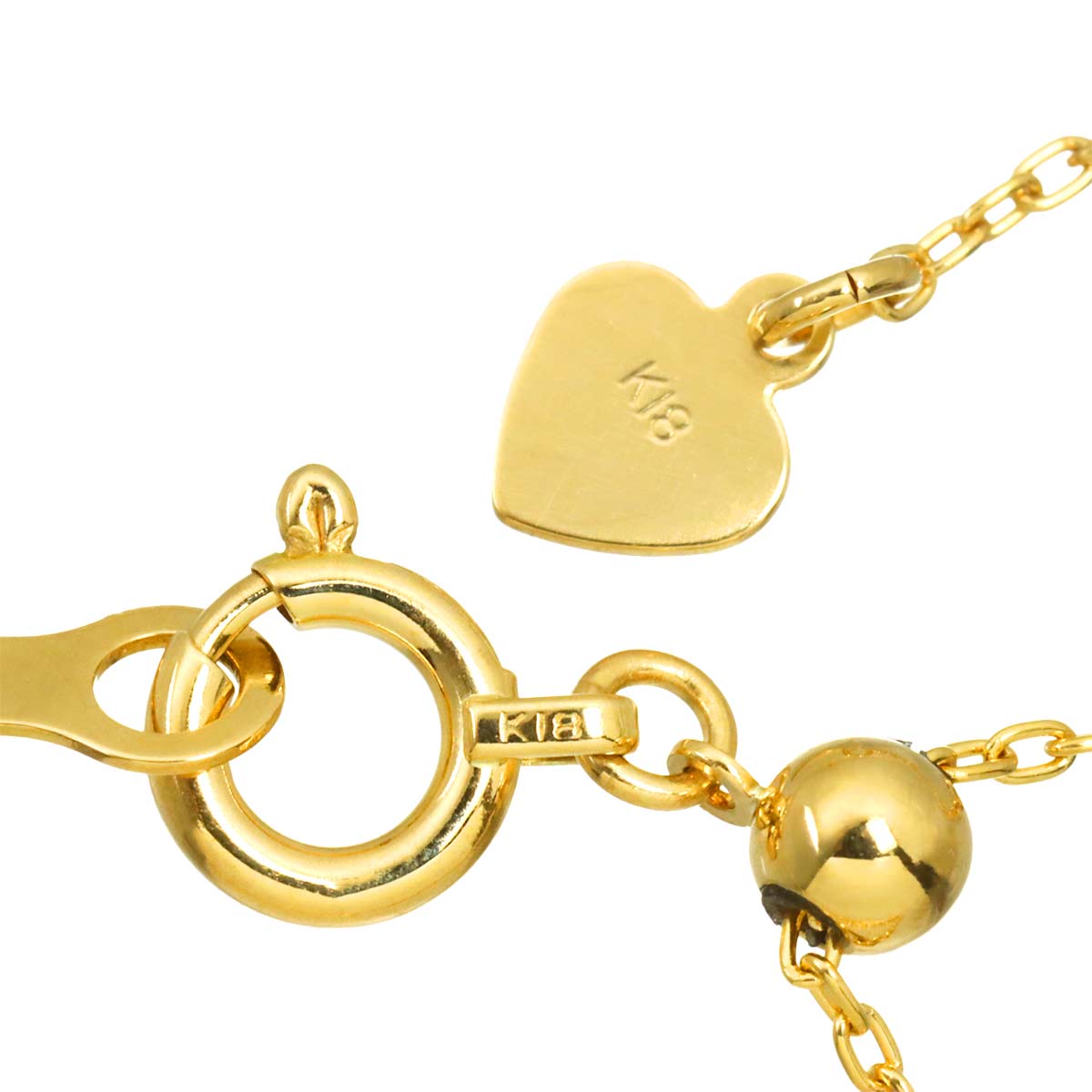 Ruby 0.35ct Diamond 0.27ct Necklace 18K YG Yellow Gold 750