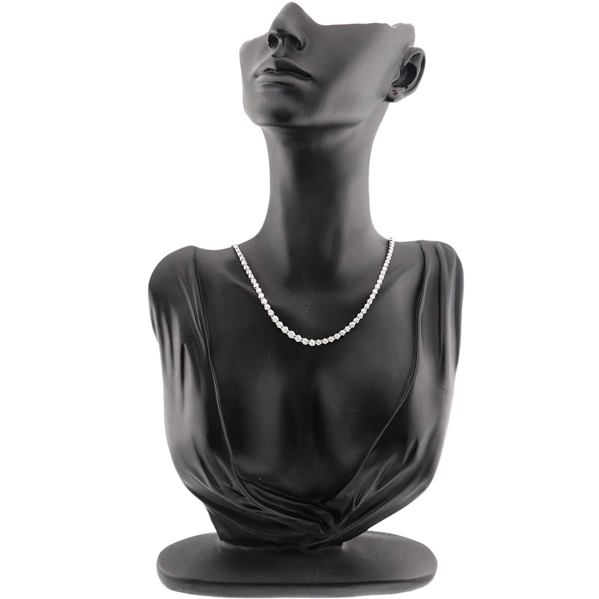 Diamond 3.00ct Necklace 18K WG White Gold 750