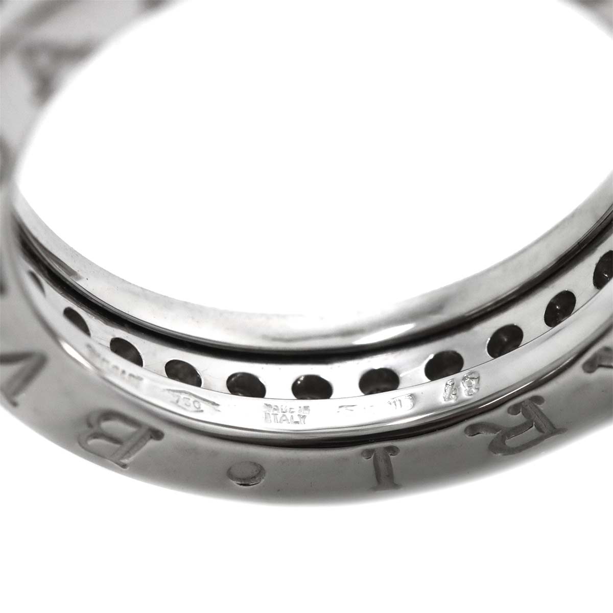 B-zero1 1Band Diamond Ring 18K WG 750 size48 4.5(US)