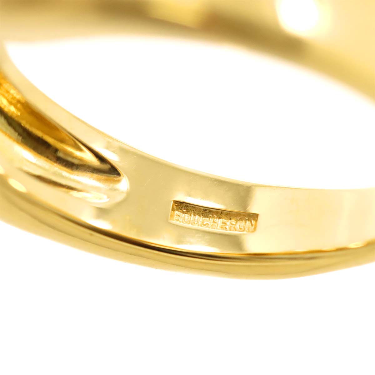 Akoya Pearl 8.2mm Ring 18K YG 750 Size:6-6.25(US)