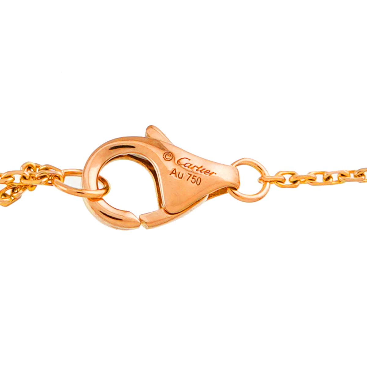d Amour Diamond Necklace XS 18K Pink Gold 750