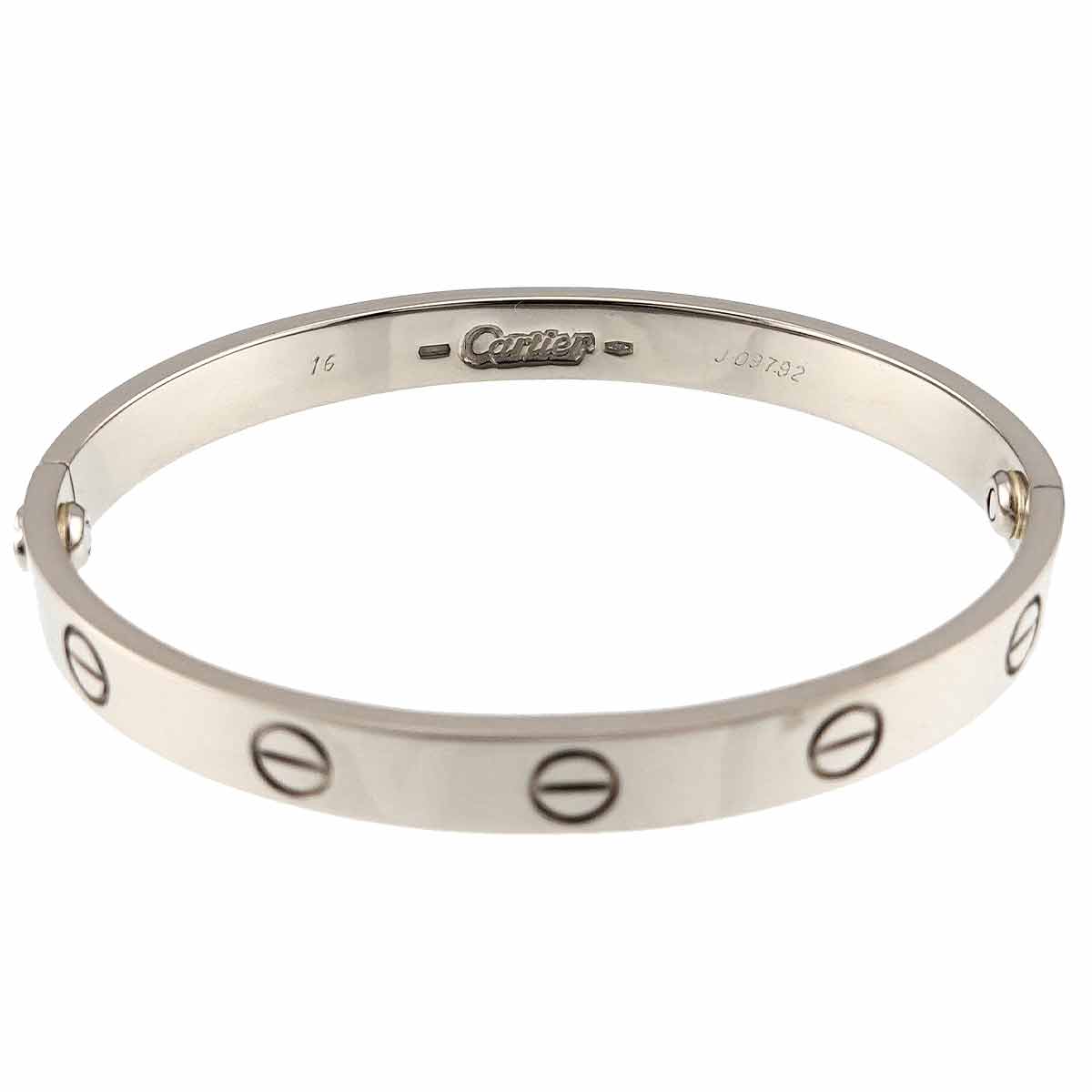 Love Bracelet 18K White Gold 750 Size16