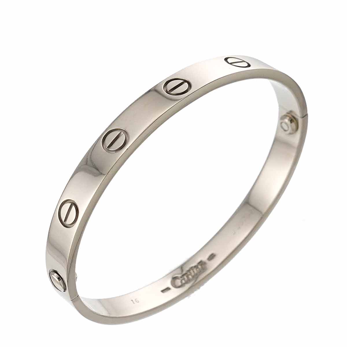 Love Bracelet 18K White Gold 750 Size16