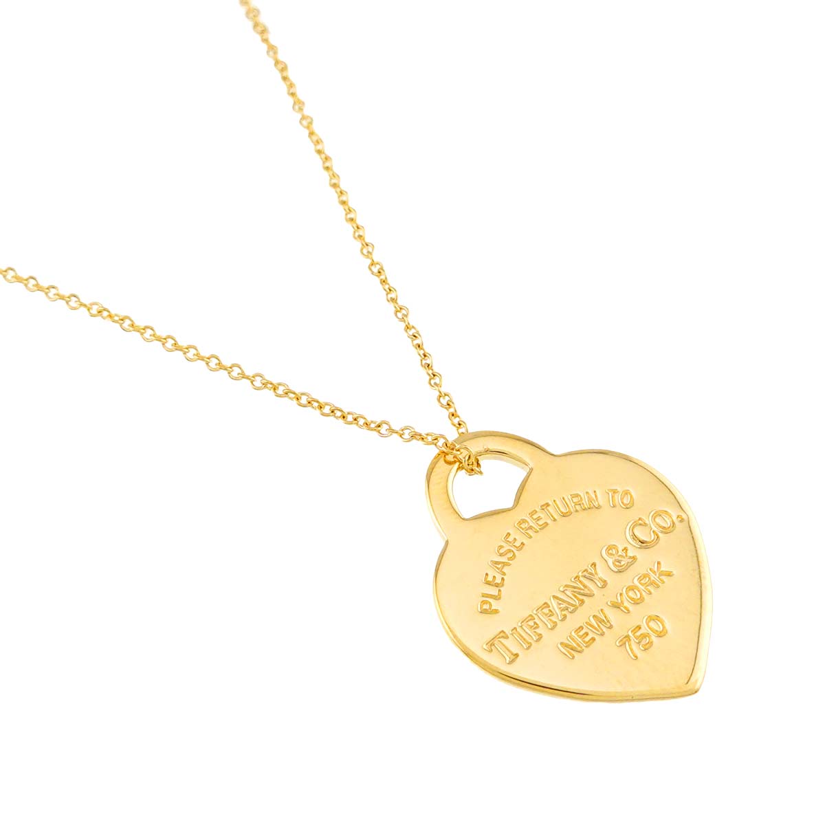 Return to Heart Necklace 18K Yellow Gold 750