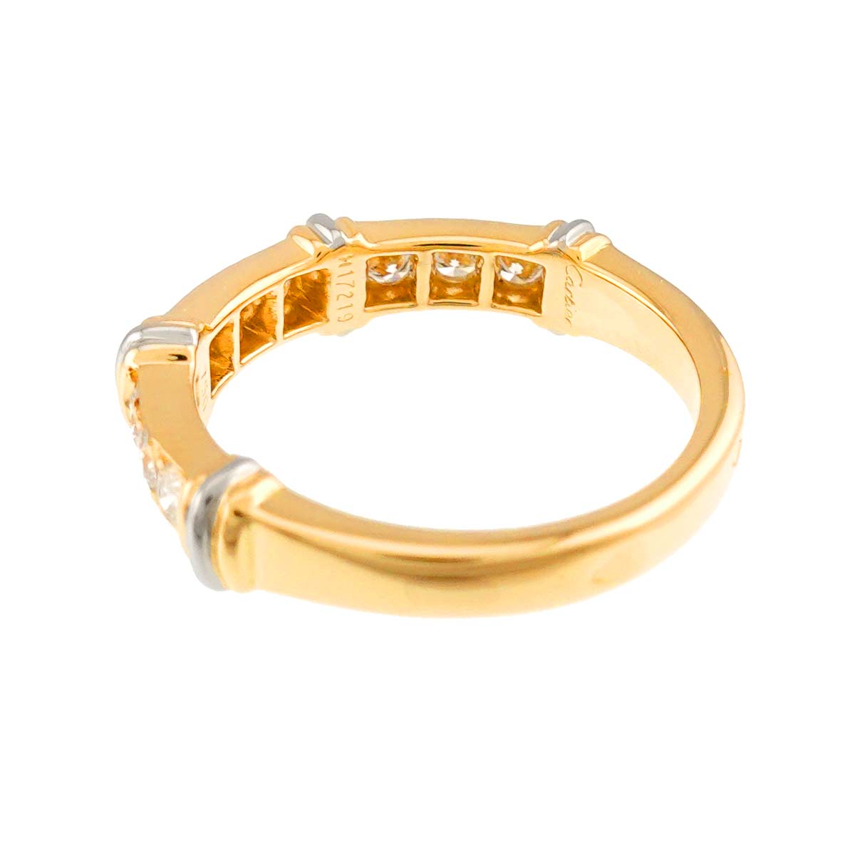 Contessa Diamond Ring 18K YG WG 750 size50 5-5.25(US)