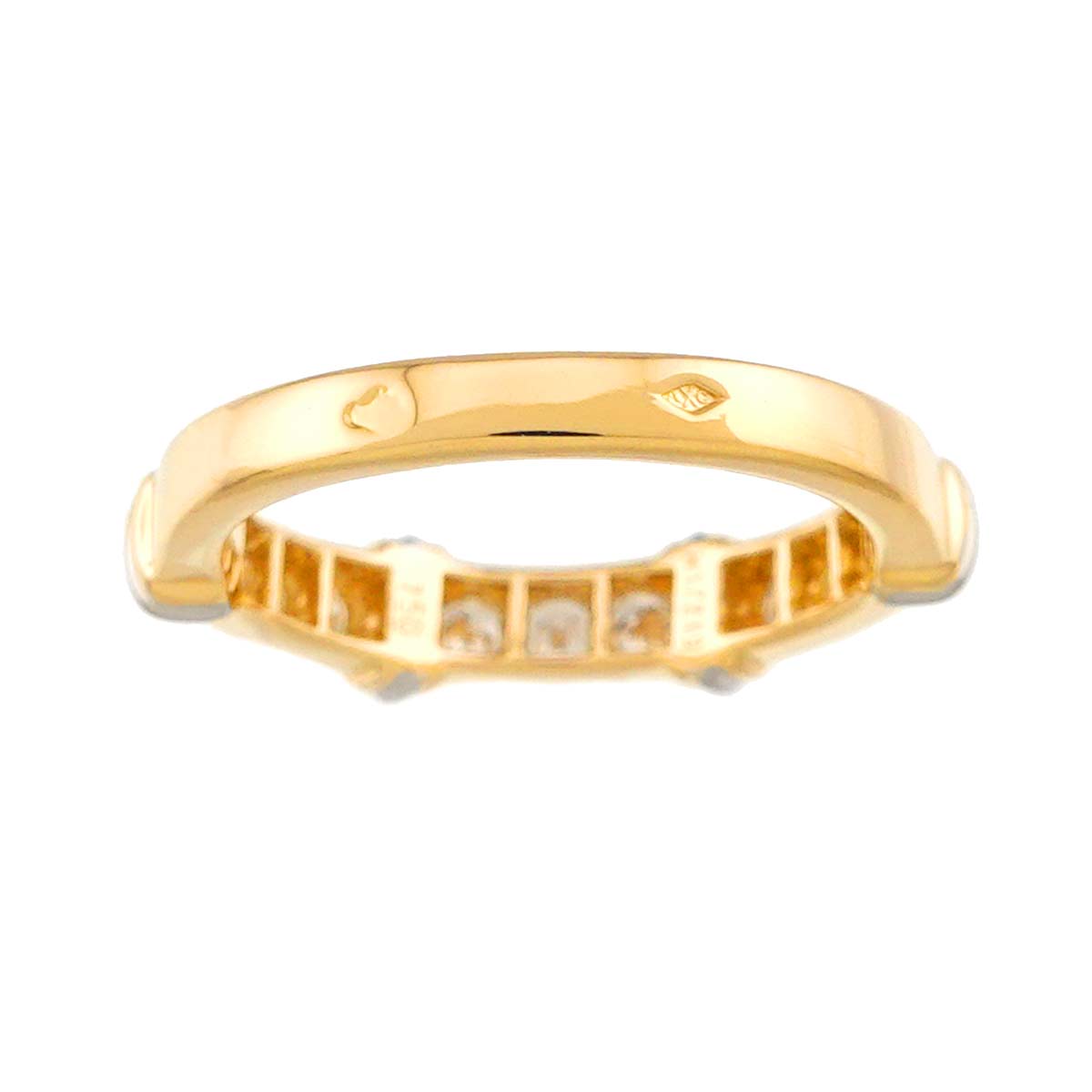 Contessa Diamond Ring 18K YG WG 750 size50 5-5.25(US)