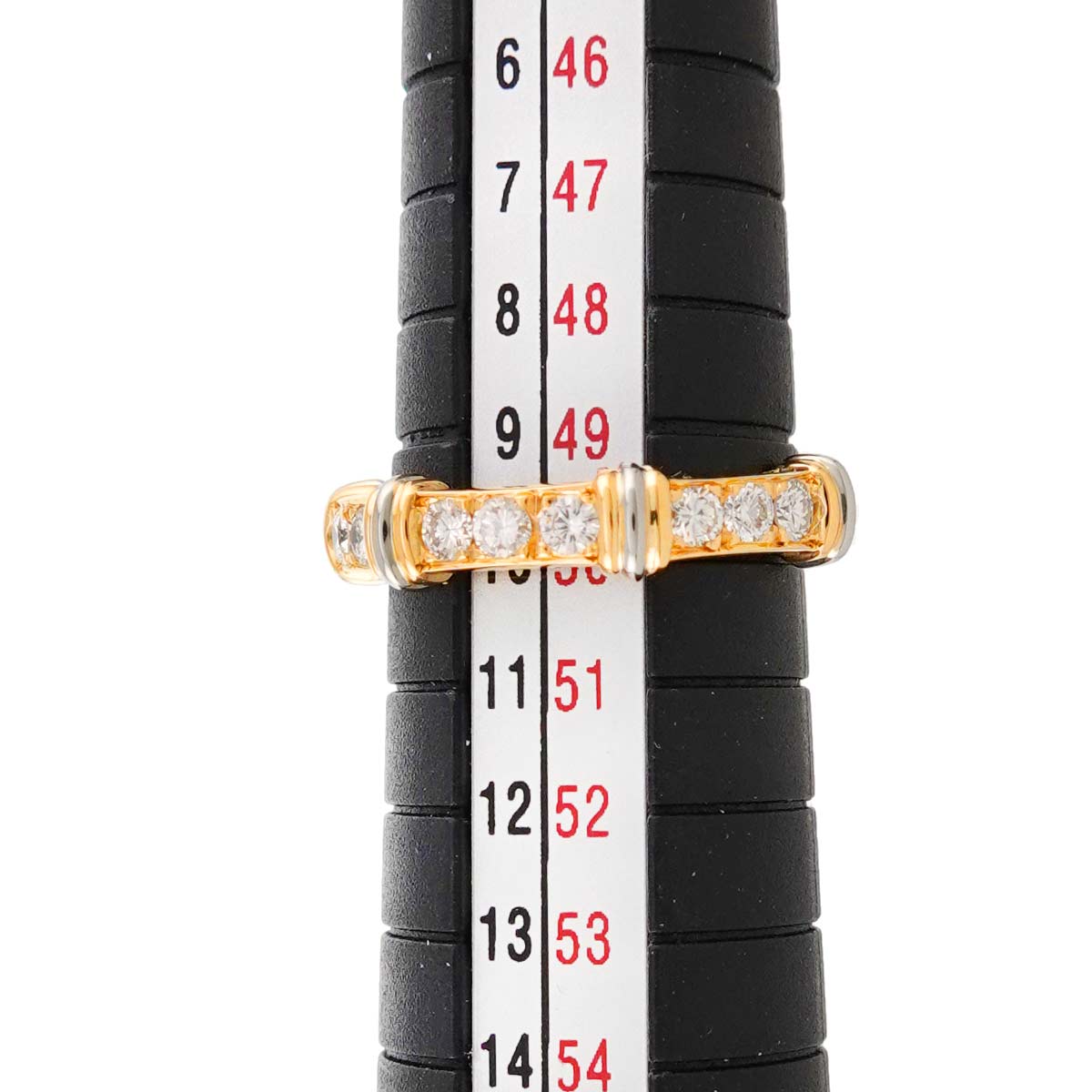 Contessa Diamond Ring 18K YG WG 750 size50 5-5.25(US)