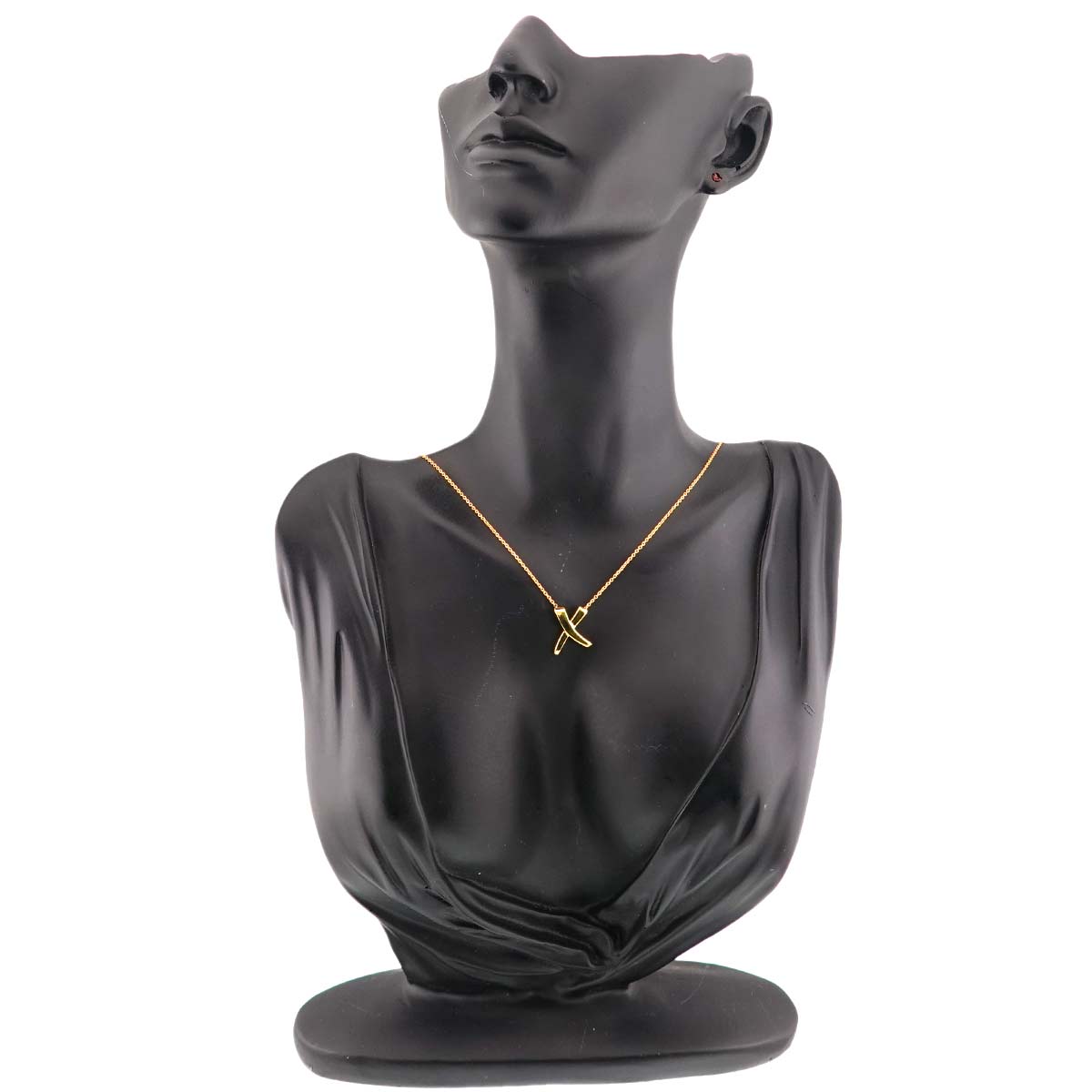 X Necklace 18K Yellow Gold 750