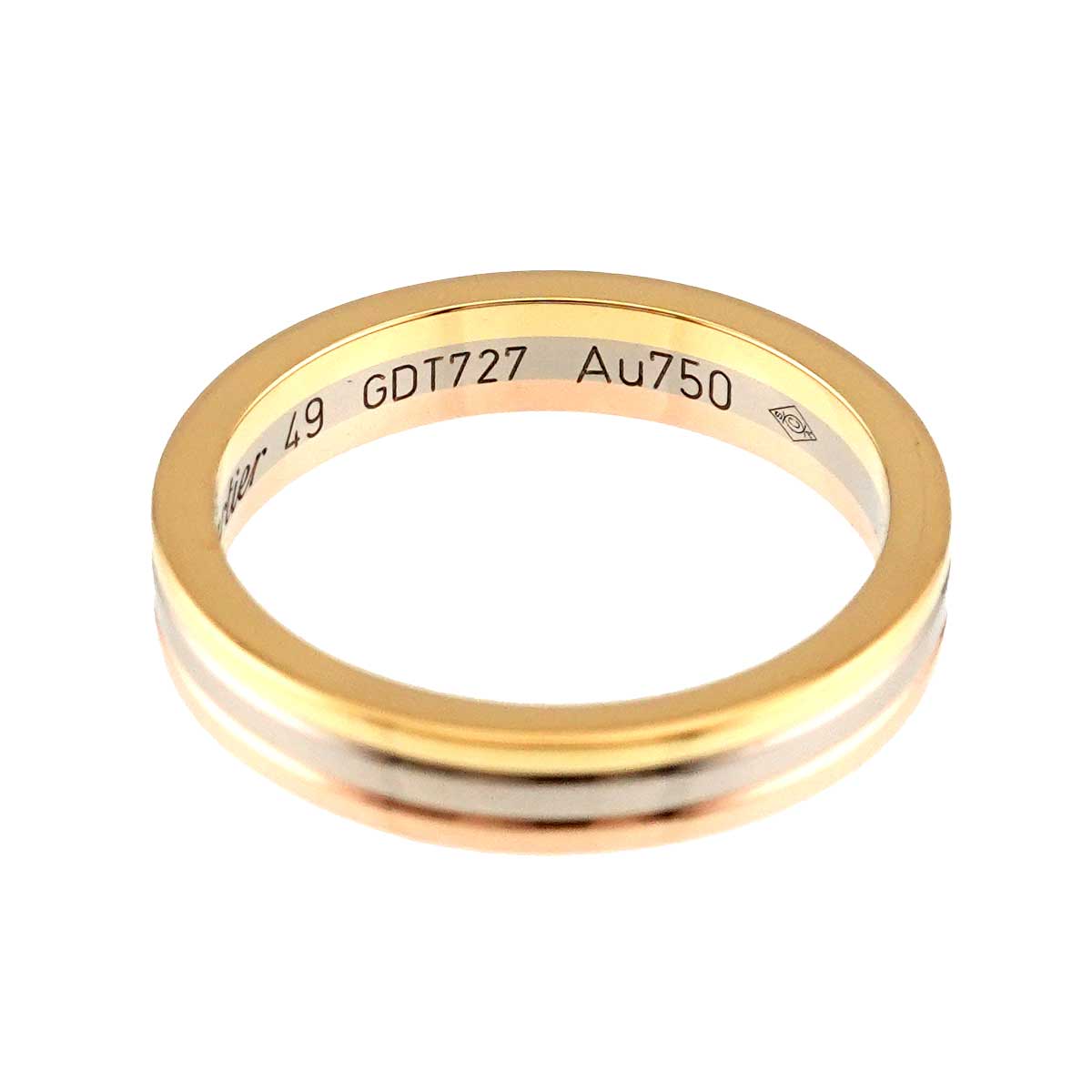 Vendome Ring 18K YG WG PG 750 size49 4.75-5(US)
