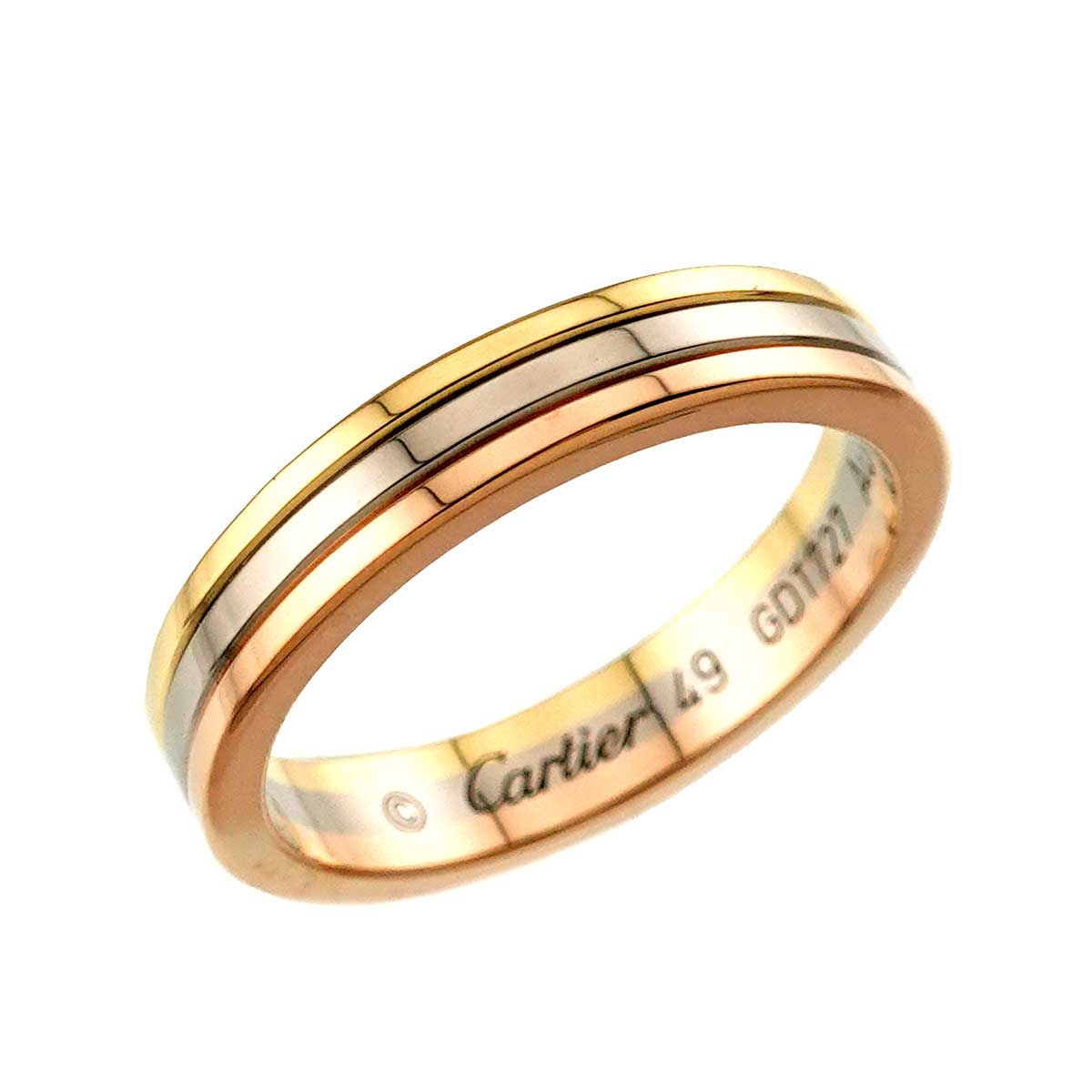 Vendome Ring 18K YG WG PG 750 size49 4.75-5(US)