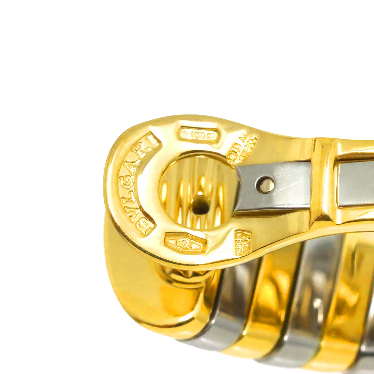 Tubogas Earring Clip-on 18K YG 750 SS