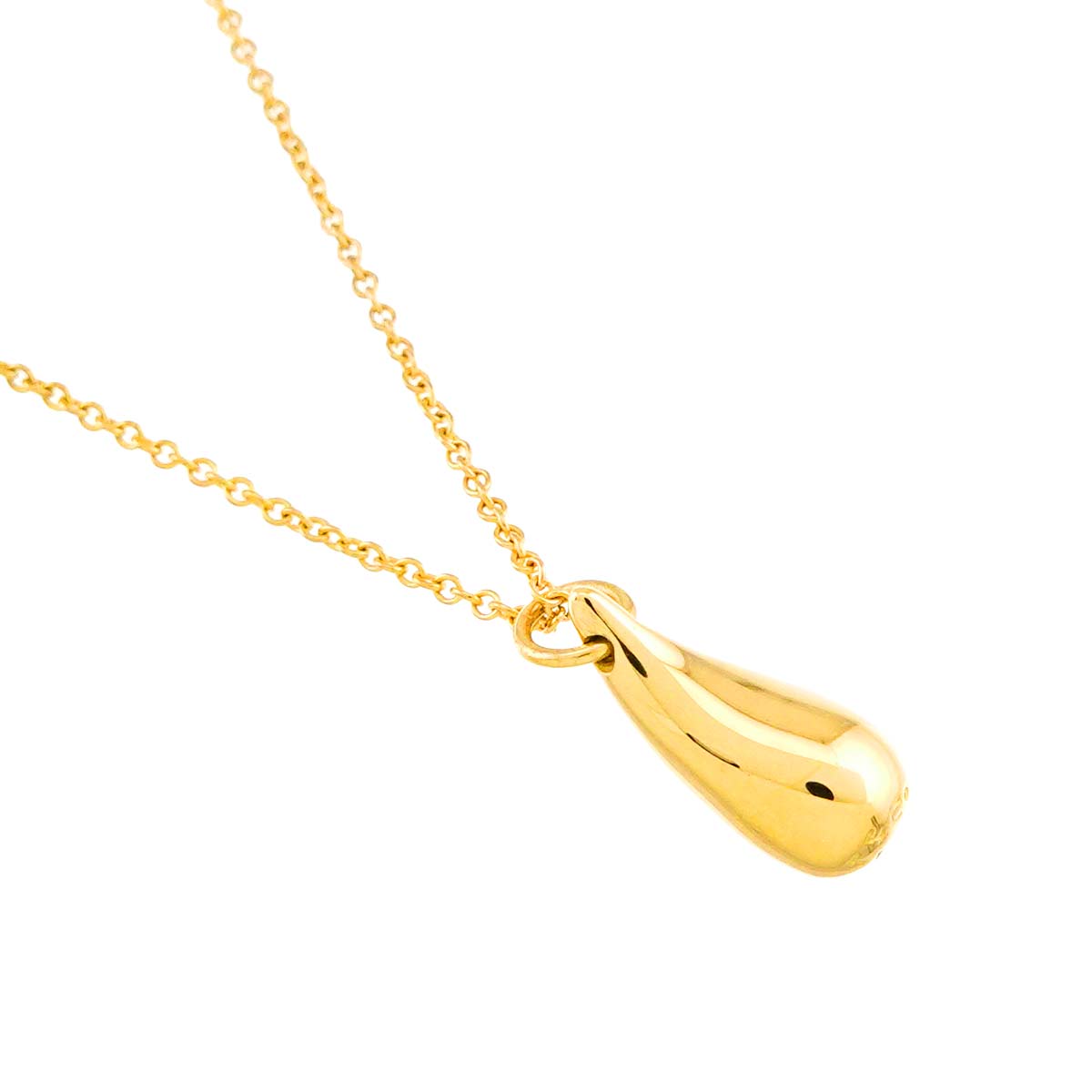 Teardrop Necklace 18K Yellow Gold 750