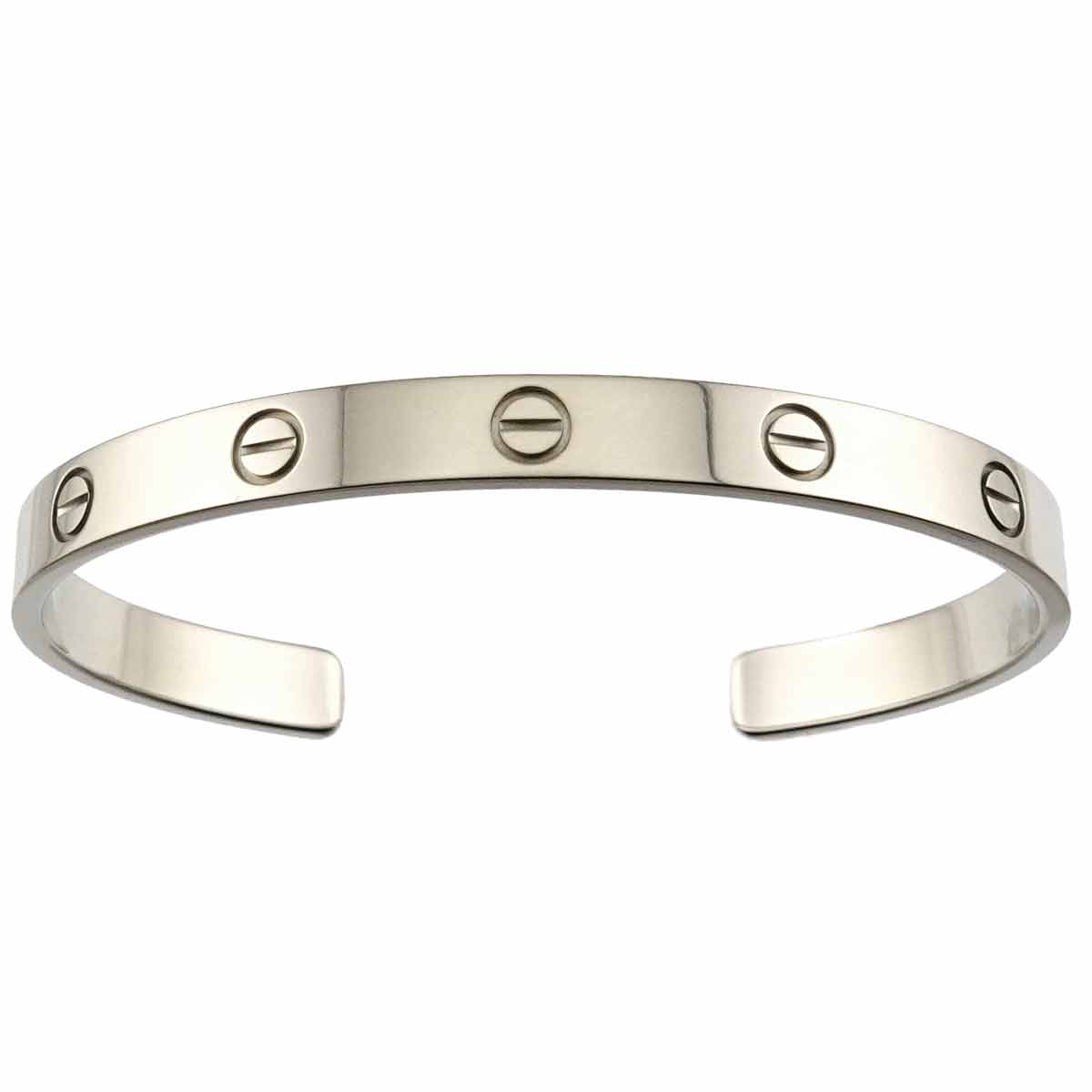 Love Bracelet Open 18K White Gold 750 Size18