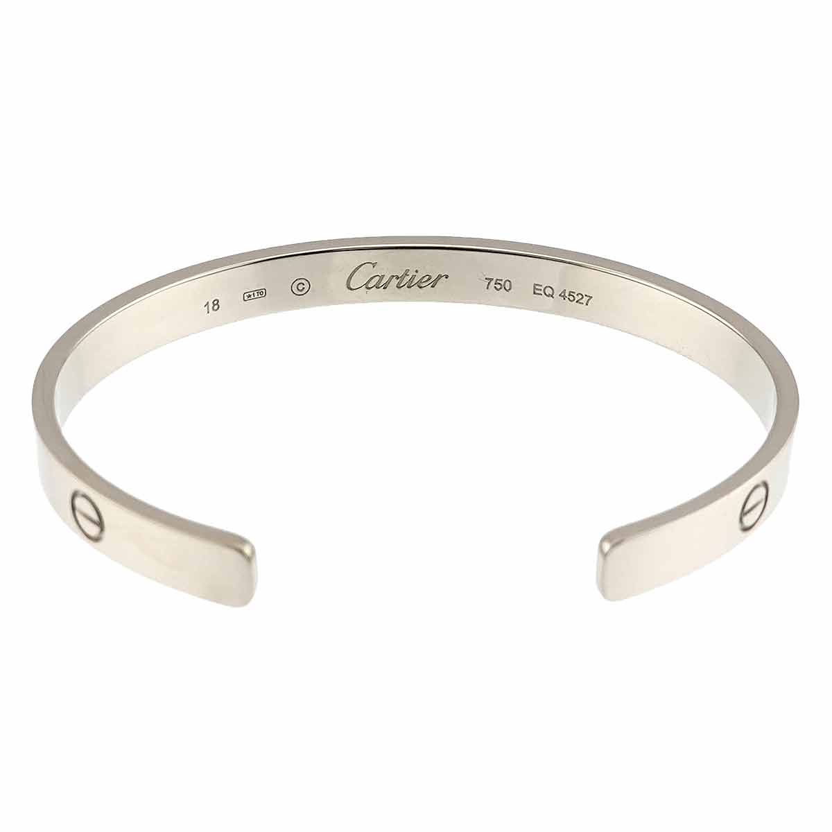 Love Bracelet Open 18K White Gold 750 Size18