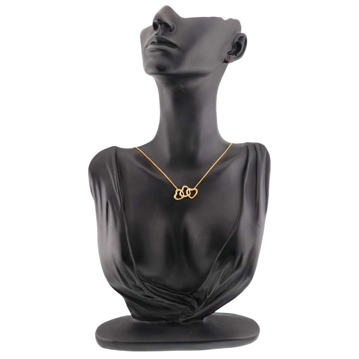 Triple Heart Necklace 18K Yellow Gold 750