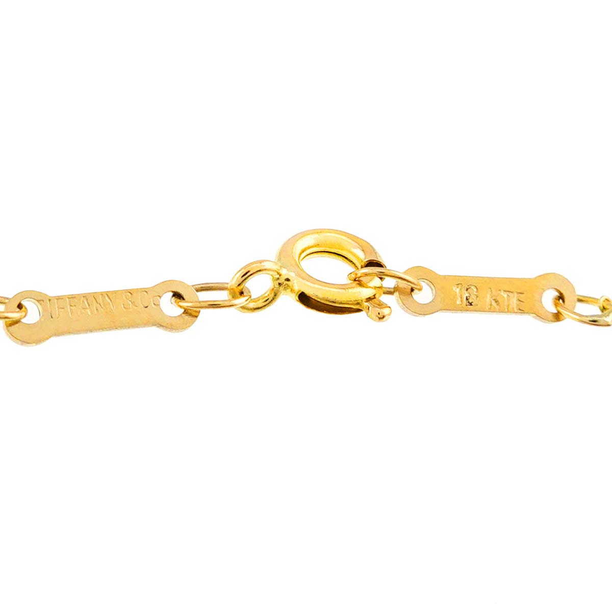 Elsa Peretti Initial M Necklace 18K Yellow Gold 750