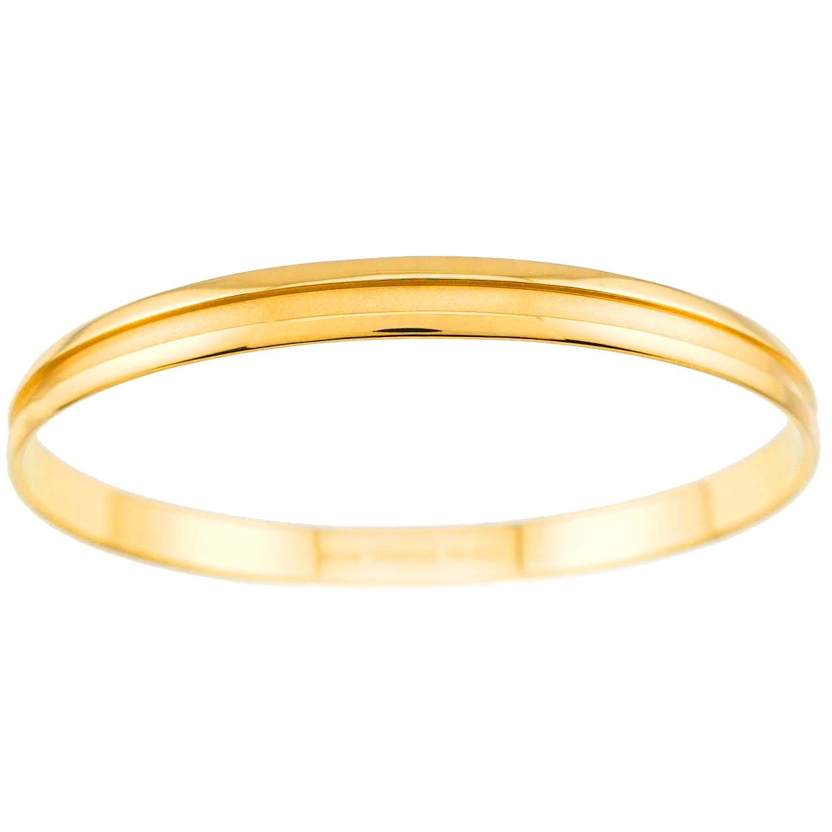 ATLAS Bangle Bracelet 18K Yellow Gold 750