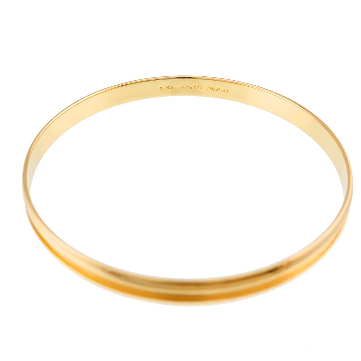 ATLAS Bangle Bracelet 18K Yellow Gold 750