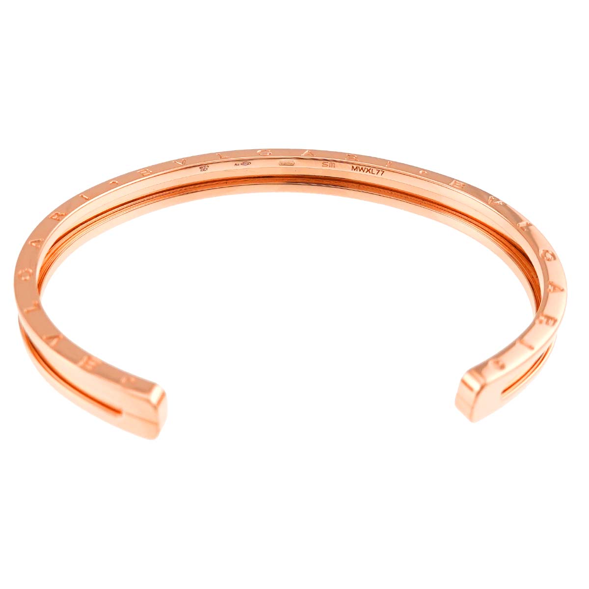 B-ZERO1 Open Bracelet 18K PG Pink Gold 750 Size:SM