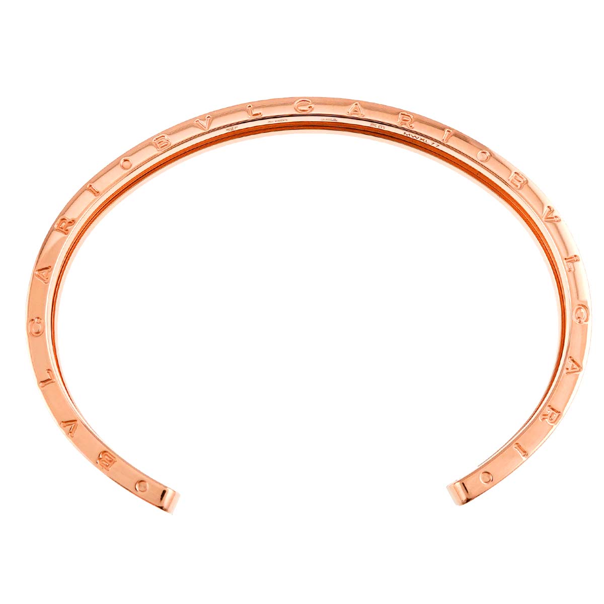 B-ZERO1 Open Bracelet 18K PG Pink Gold 750 Size:SM
