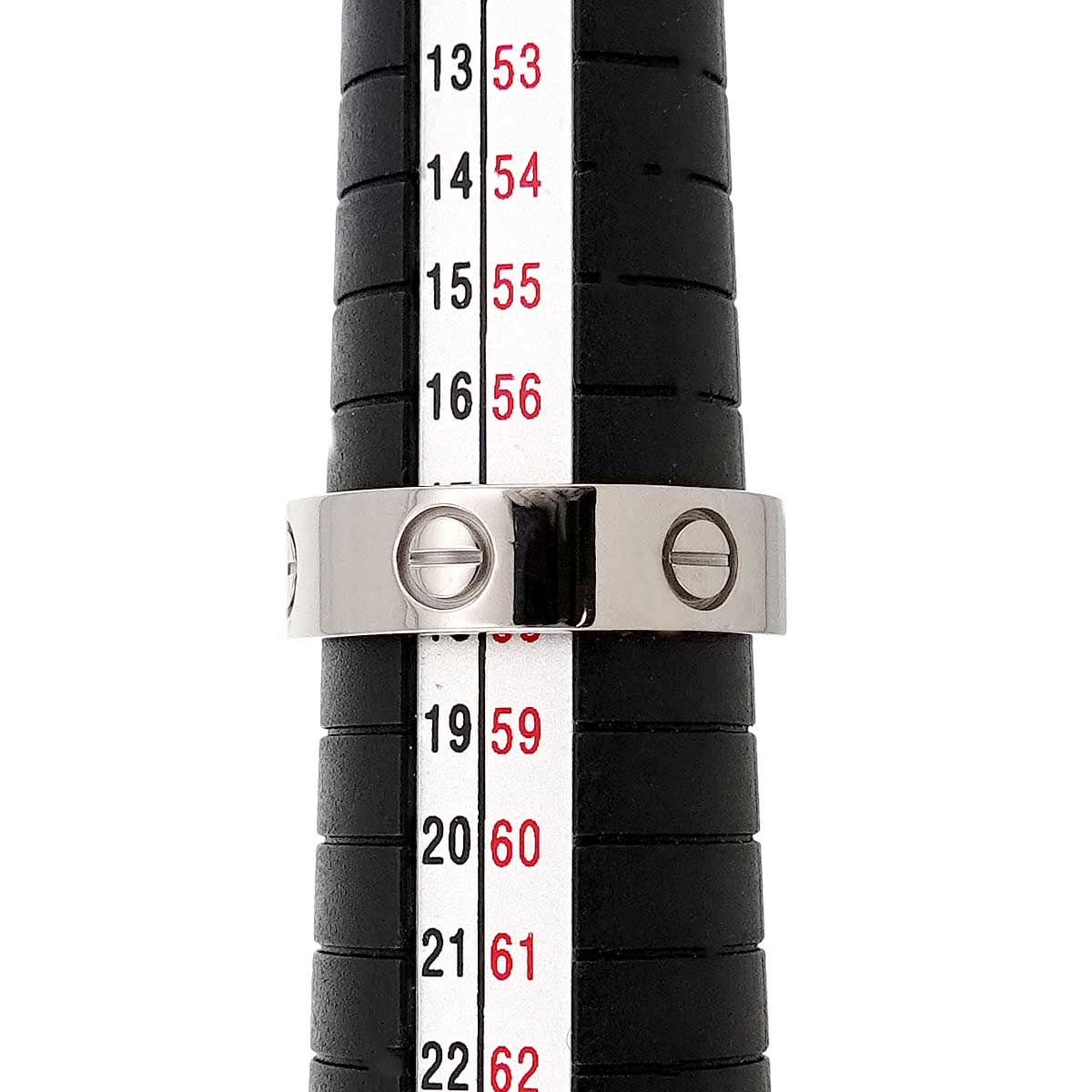 Love Ring 18K White Gold 750 size58 7.75-8(US)