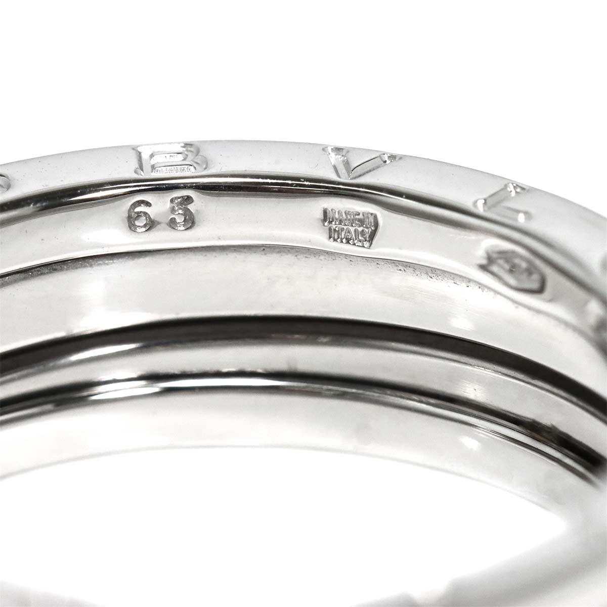 B-ZERO1 2 BAND Ring 18K White Gold 750 Size63 9.75-10(US)