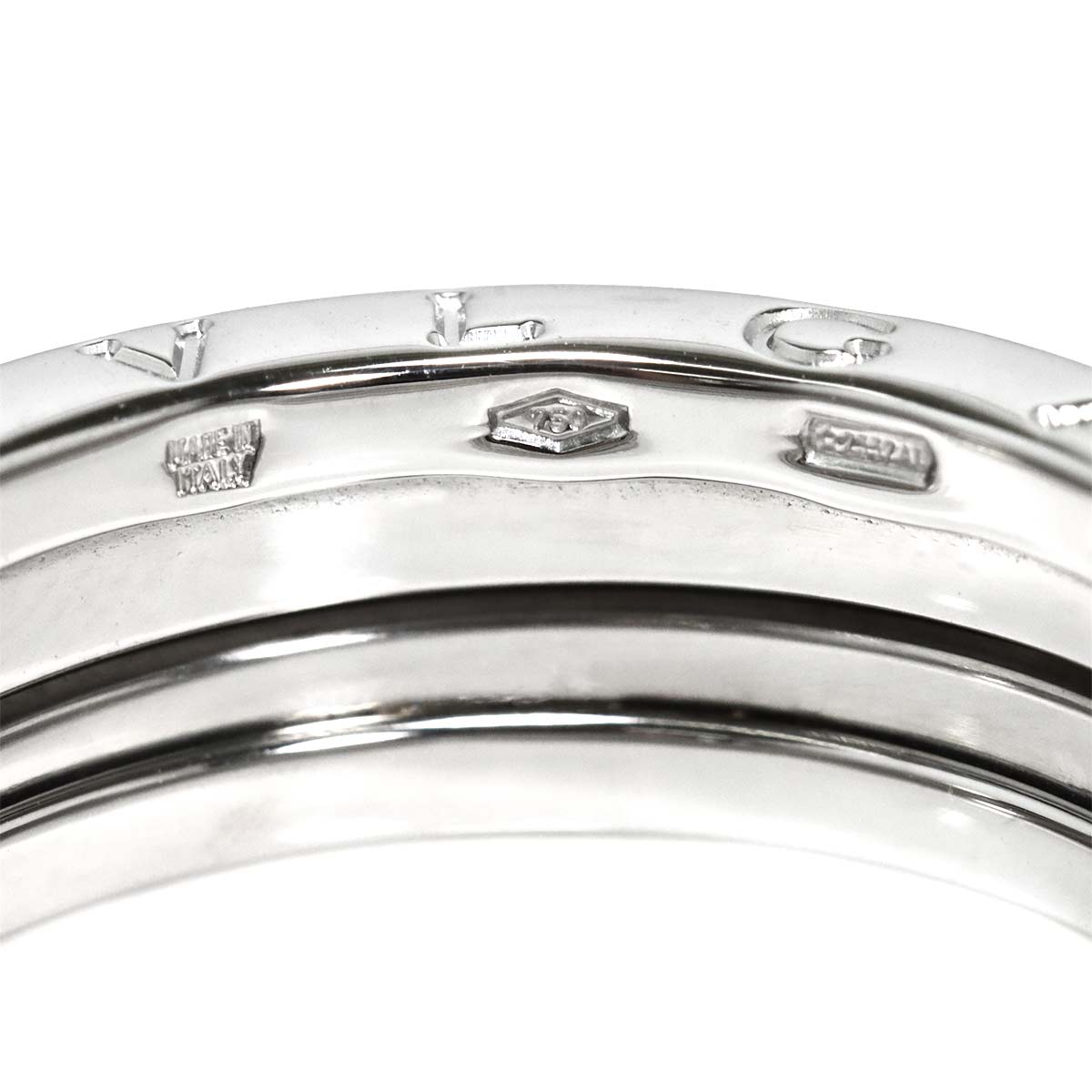 B-ZERO1 2 BAND Ring 18K White Gold 750 Size63 9.75-10(US)