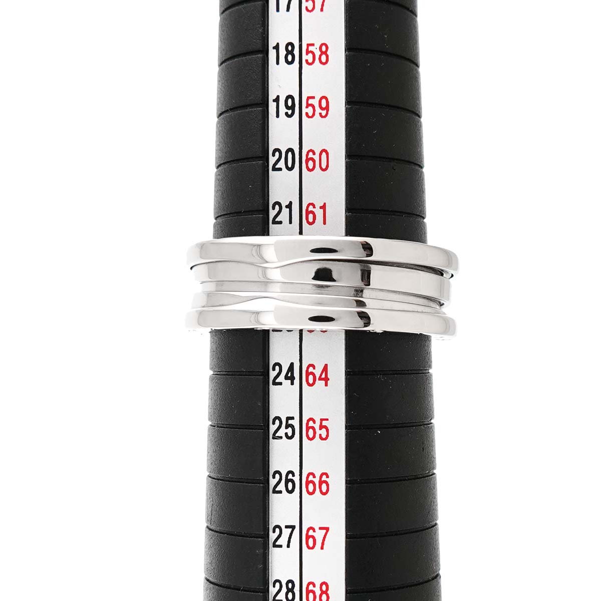 B-ZERO1 2 BAND Ring 18K White Gold 750 Size63 9.75-10(US)