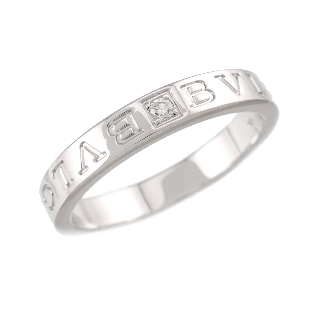 B-ZERO1 Diamond 1P Ring 18K WG 750 size11(US)