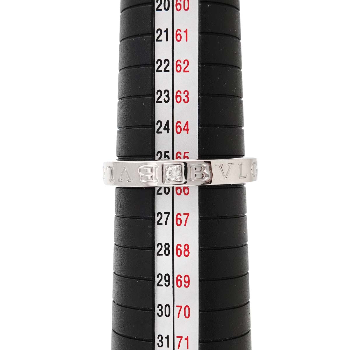 B-ZERO1 Diamond 1P Ring 18K WG 750 size11(US)