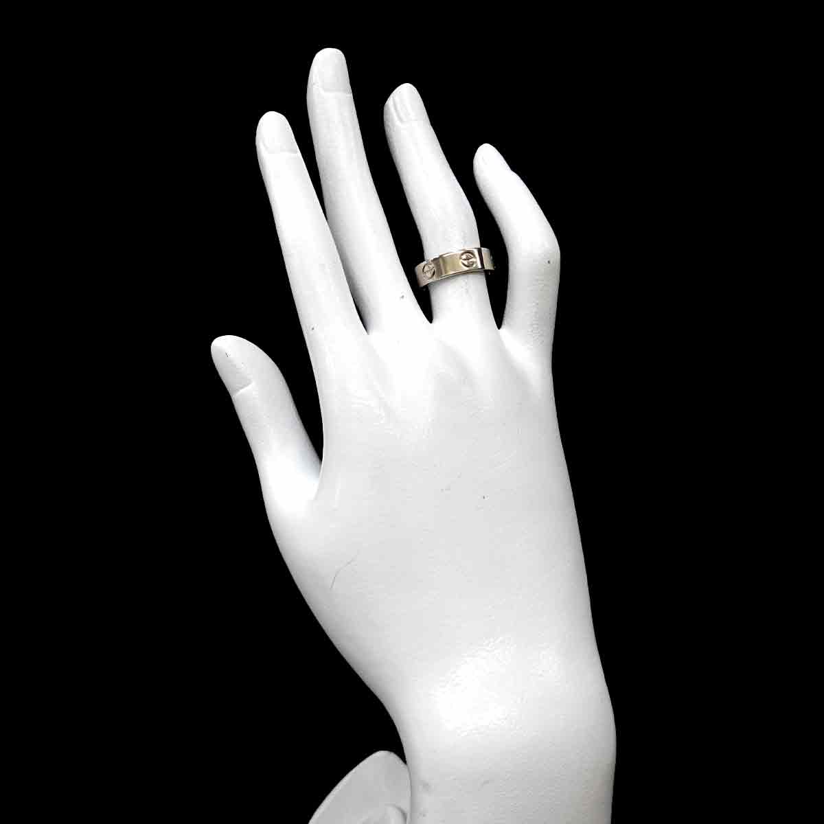 Love Ring 18K White Gold 750 size52 5.5-5.75(US)