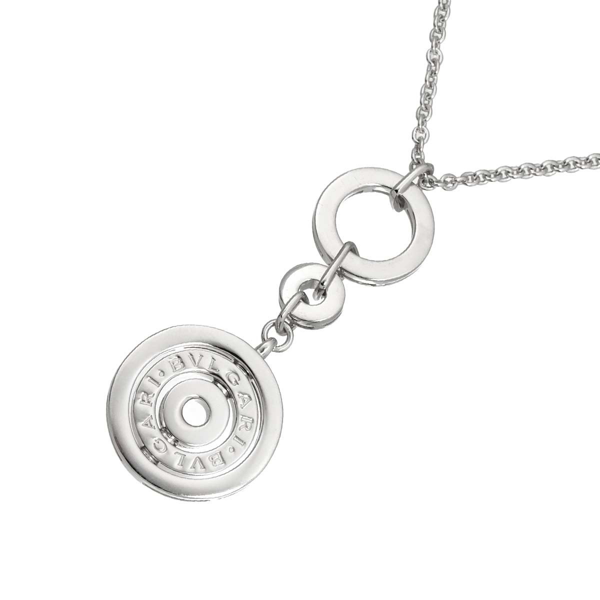 Astrale Cerchi Diamond Necklace 18K White Gold 750