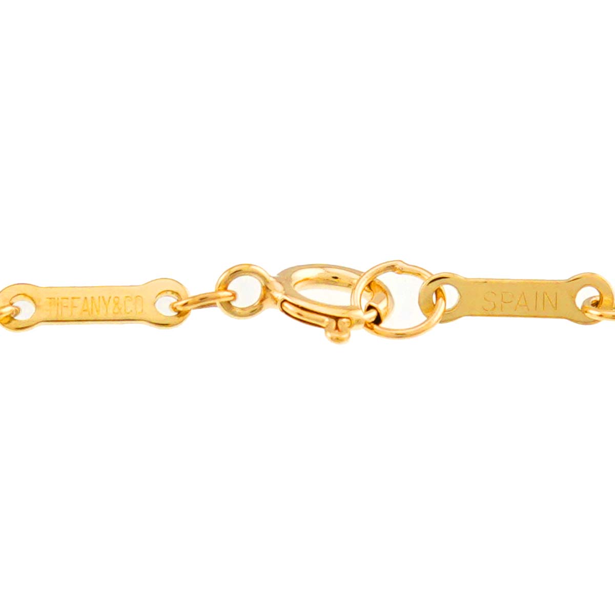 Open Heart Necklace 18K Yellow Gold 750