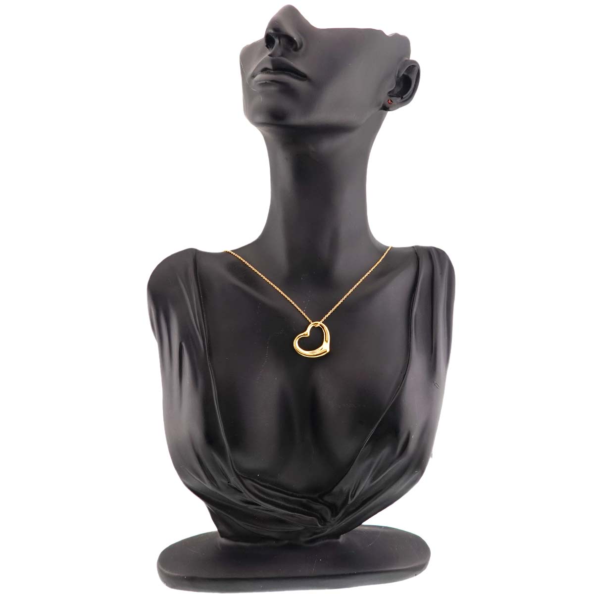 Open Heart Necklace 18K Yellow Gold 750