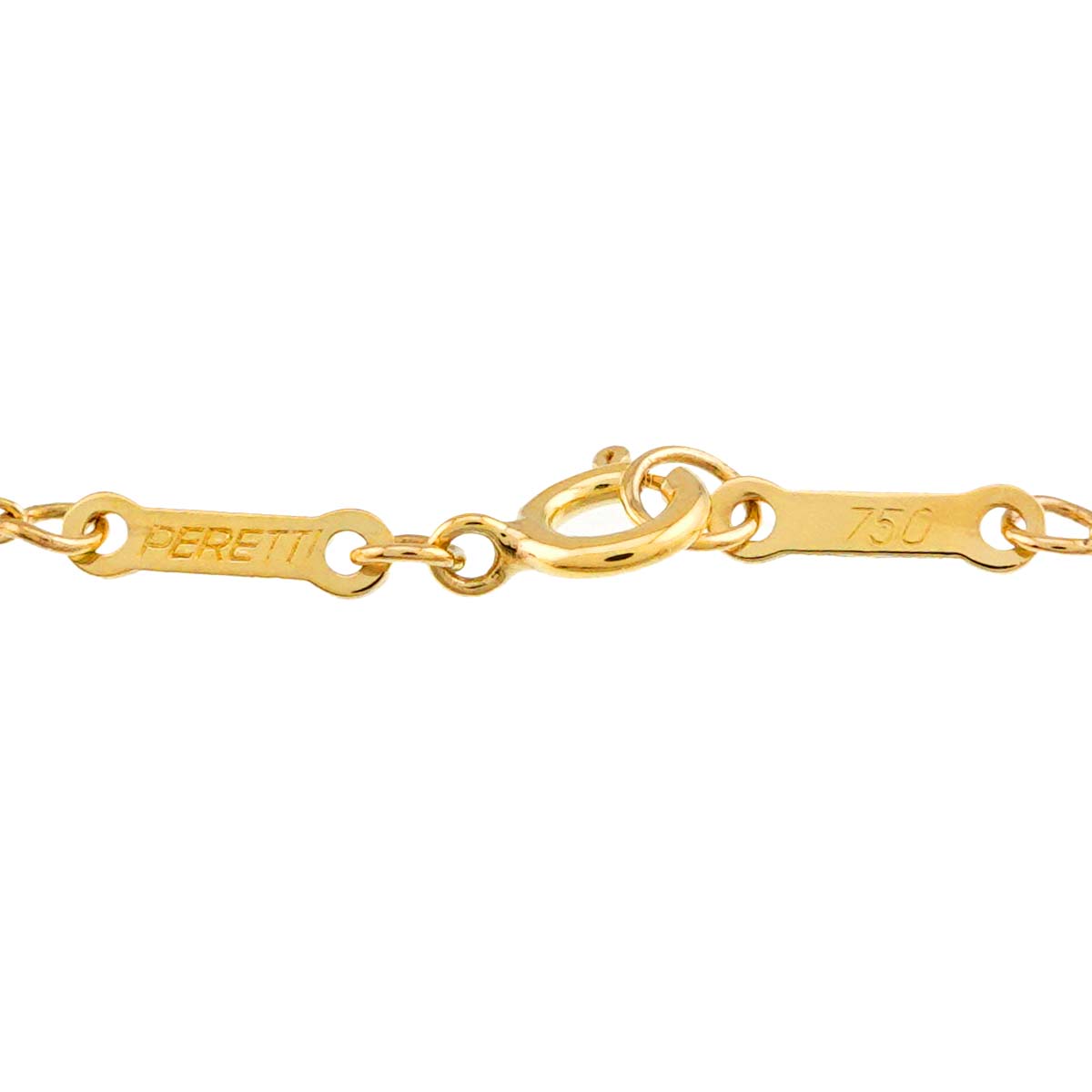 Open Heart Necklace 18K Yellow Gold 750