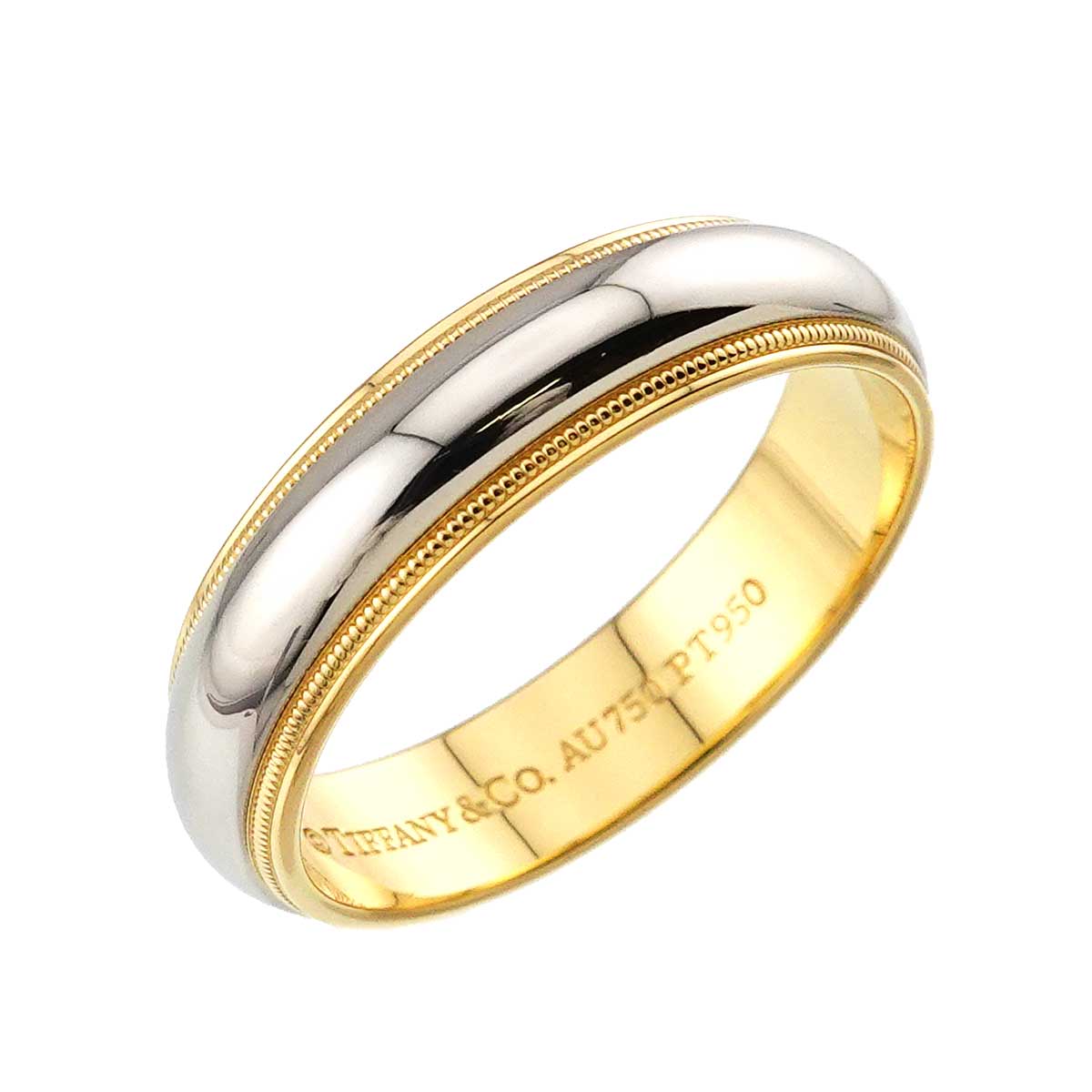 Milgrain Band Ring 18K YG 750 Pt Size11.75-12(US)