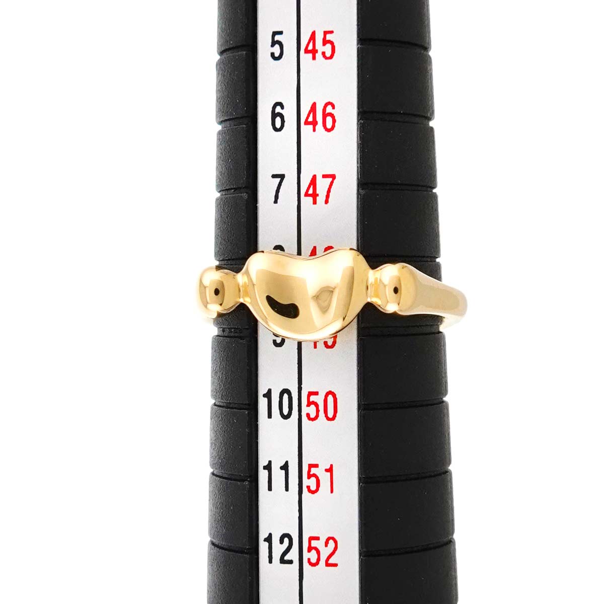 Bean Ring 18K Yellow Gold 750 Size4.75-5(US)