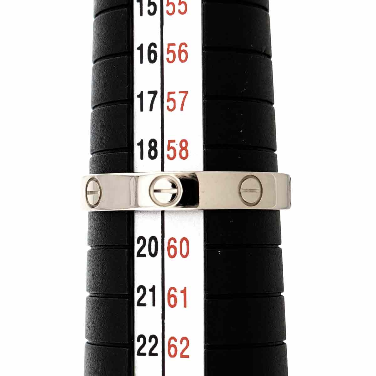 Mini Love Ring 18K White Gold 750 size59 8.75(US)