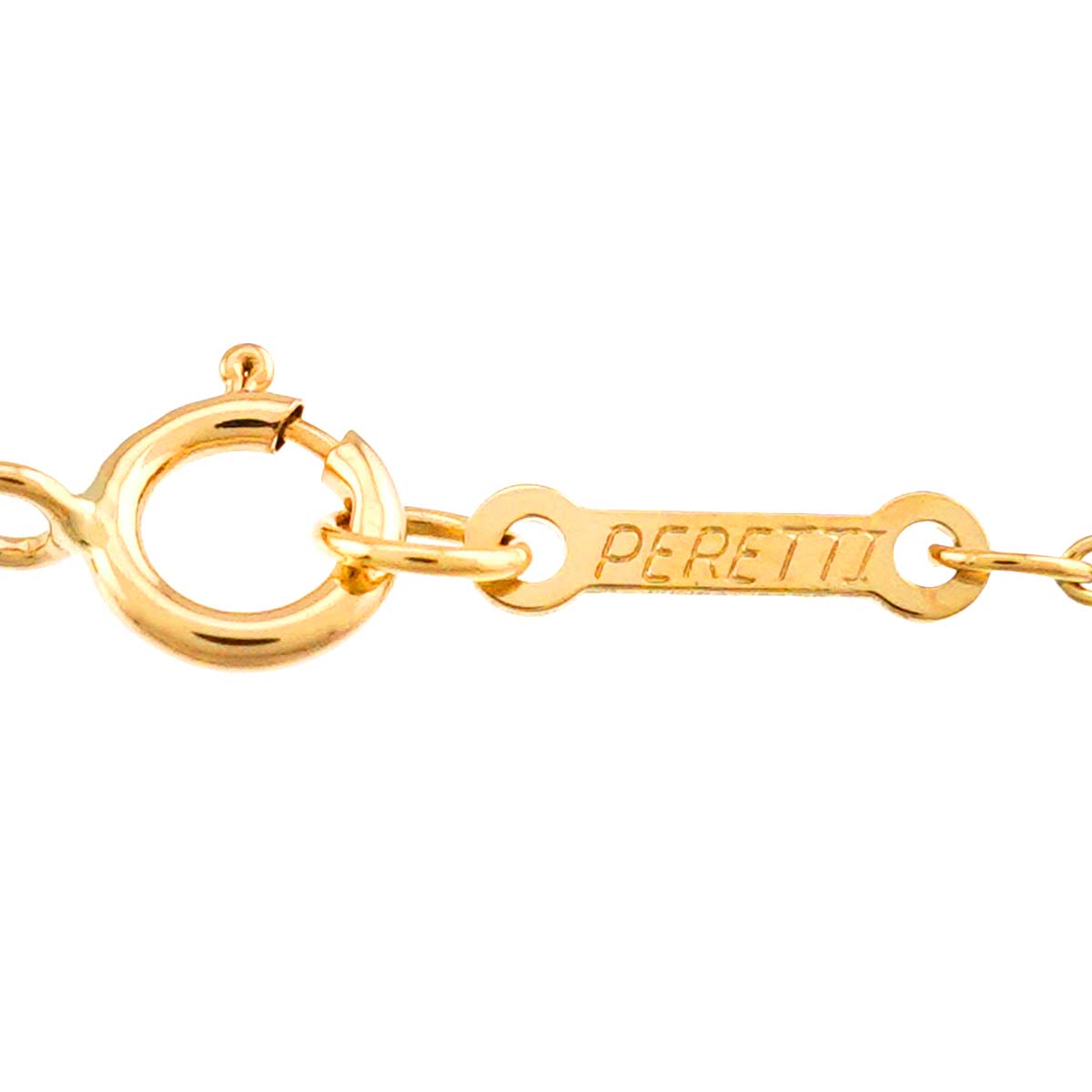 Open Heart Necklace 18K Yellow Gold 750