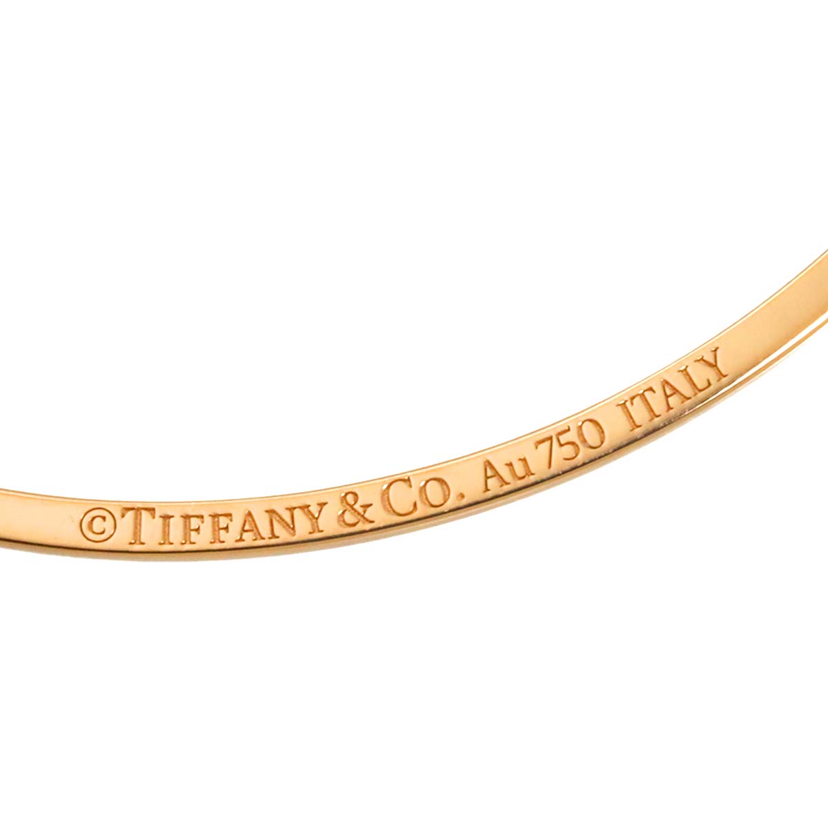 T Smile Diamond SM Necklace 18K Pink Gold 750