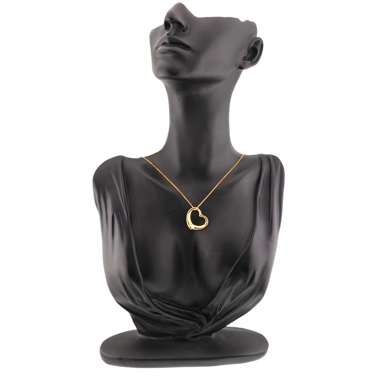 Open Heart Necklace 18K Yellow Gold 750