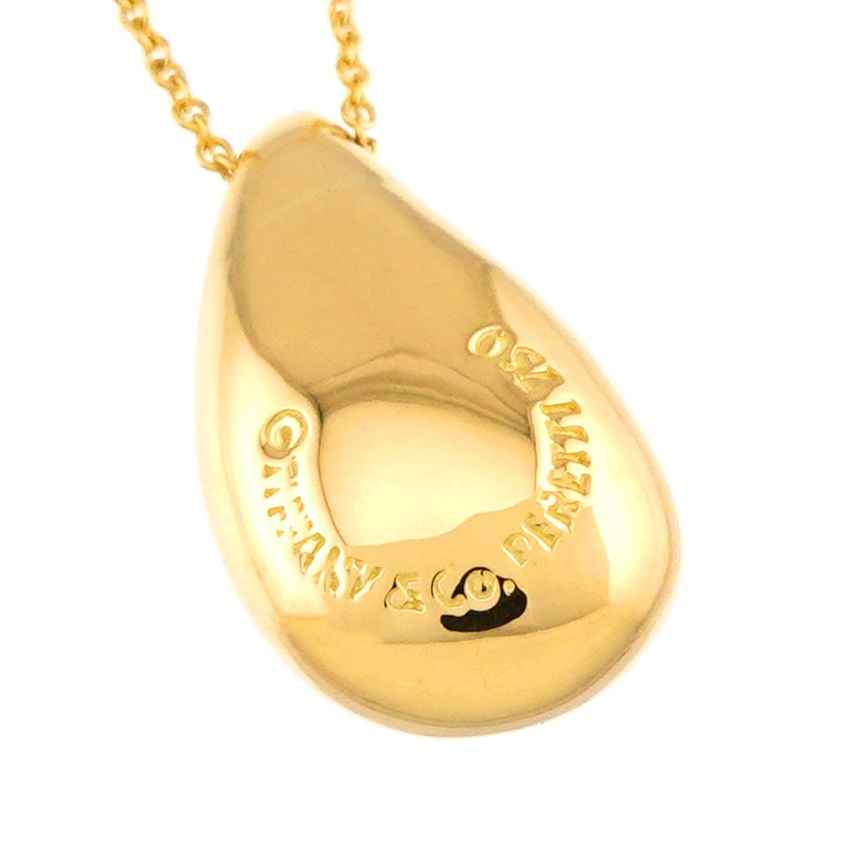 Teardrop Necklace 18K Yellow Gold 750