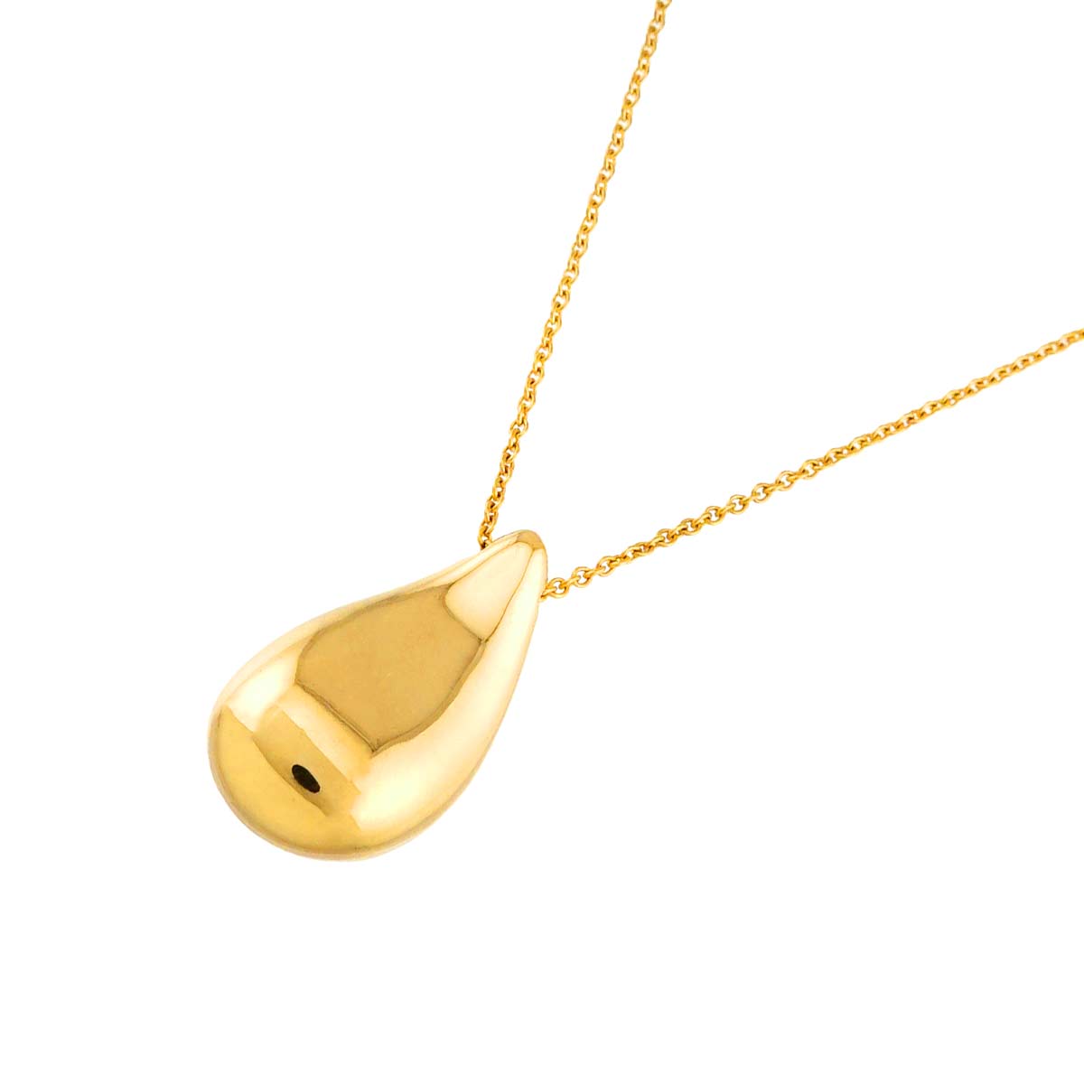 Teardrop Necklace 18K Yellow Gold 750