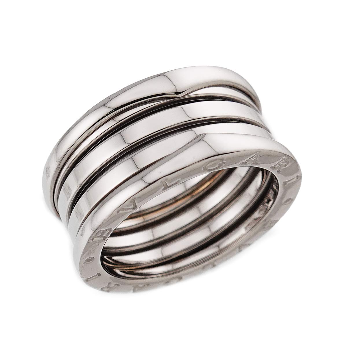 B-ZERO1 4 BAND Ring 18K White Gold 750 Size60 8.75(US)
